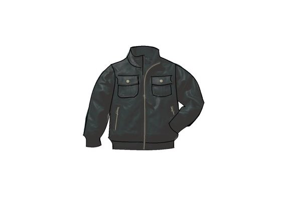 een blouson (in leder) = una cazadora de cuero