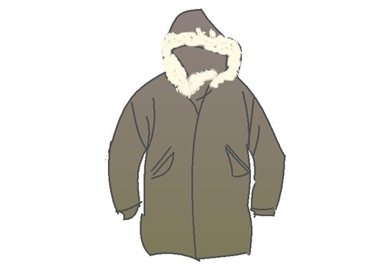 een parka = una parka